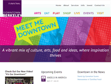 Tablet Screenshot of downtownberkeley.com